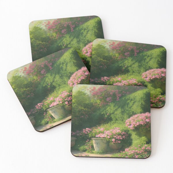 Item preview, Spring Garden with Lush Hedges designed and sold by bryanchvzz.