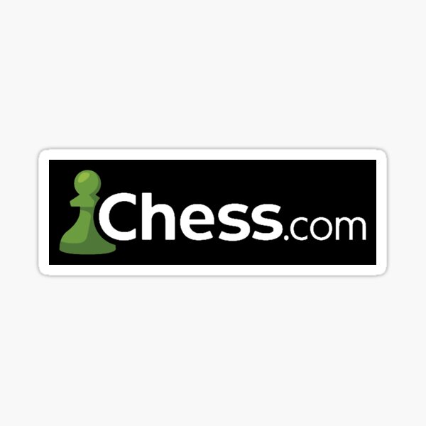 Nerdy Chess Pieces Stickers Chess.com Online Chess Player Strategy Game  Geek Stickers | Sticker