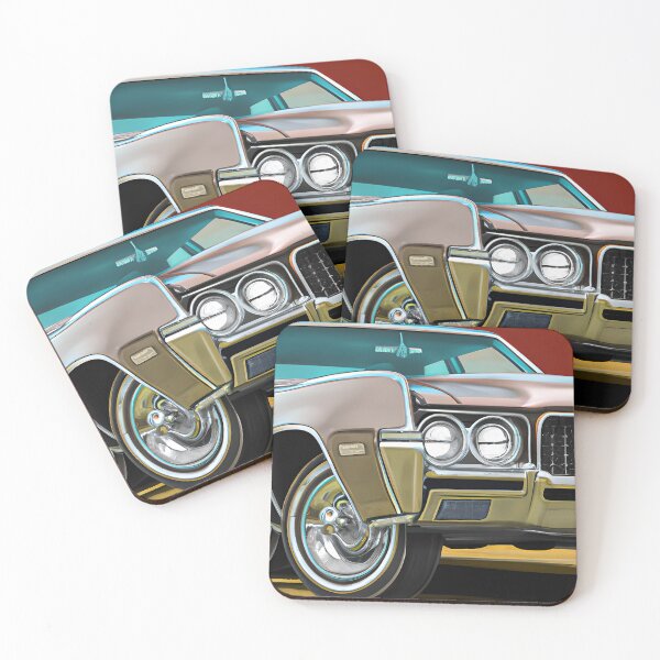 Item preview, American cruiser, Riviera, V8 engine, classic, brown designed and sold by pixelatedworld.