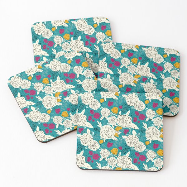 Item preview, Abstract floral design (green) designed and sold by SamfarStudio.