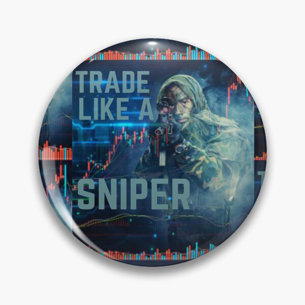 Item preview, TRADE LIKE A SNIPER STOCK MARKET BITCOIN CRYPTO FOREX TRADER ART designed and sold by tradeculture143.