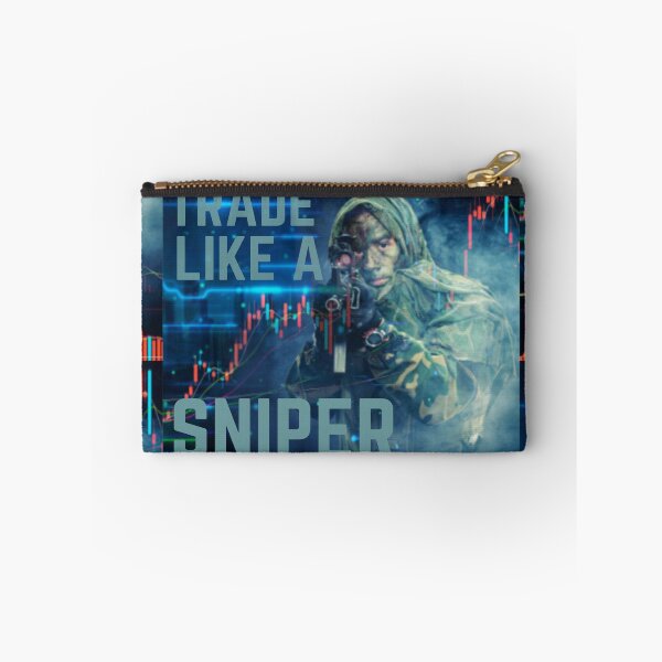 Item preview, TRADE LIKE A SNIPER STOCK MARKET BITCOIN CRYPTO FOREX TRADER ART designed and sold by tradeculture143.