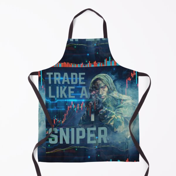 Item preview, TRADE LIKE A SNIPER STOCK MARKET BITCOIN CRYPTO FOREX TRADER ART designed and sold by tradeculture143.