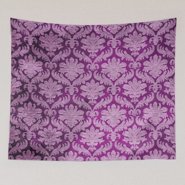 Item preview, Antique Plum-Purple Vintage Nostalgic Wallpaper Pattern Art designed and sold by DEC02.
