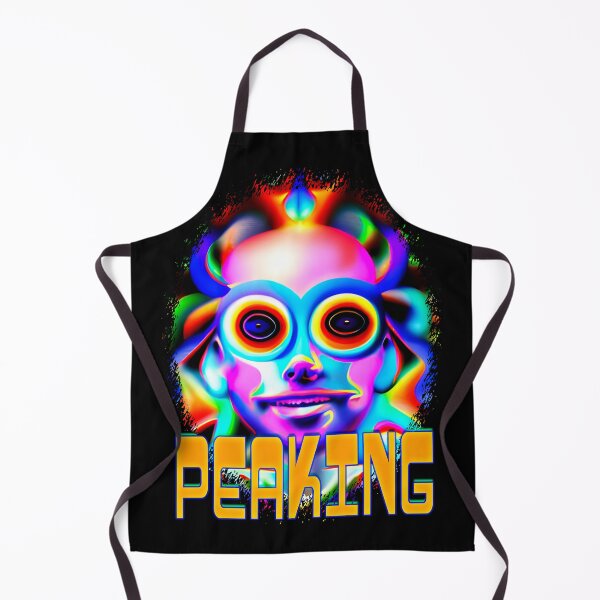 Item preview, Peaking - Captioned (2)- Trippy Psychedelic Art designed and sold by TheThirdEye.