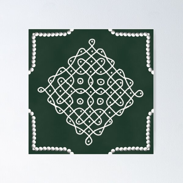 Item preview, Dot kolam/muggu/sikku kolam designed and sold by ShreecreatE.