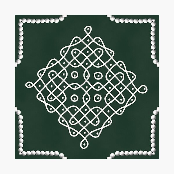 Item preview, Dot kolam/muggu/sikku kolam designed and sold by ShreecreatE.