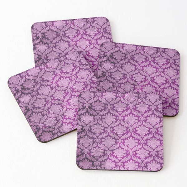 Item preview, Antique Plum-Purple Vintage Nostalgic Wallpaper Pattern Art designed and sold by DEC02.