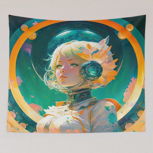 Item preview, Astro Girl Explorer designed and sold by MANGA Crusade.