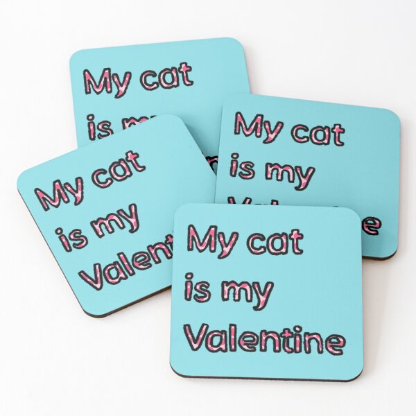 Item preview, My Cat is my Valentine designed and sold by Usagicollection.
