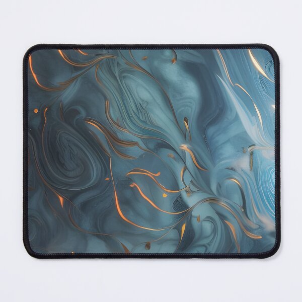 Item preview, Gold with Marble Blue designed and sold by MIGSZ.