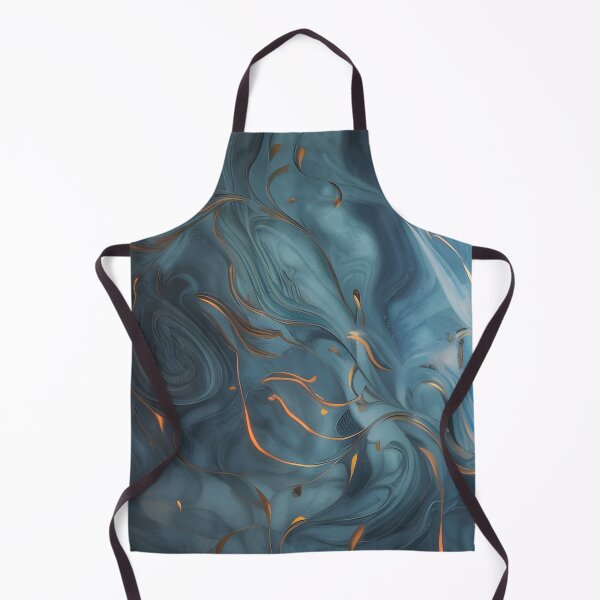 Item preview, Gold with Marble Blue designed and sold by MIGSZ.