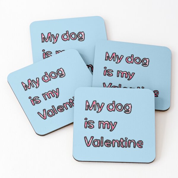 Item preview, My Dog is my Valentine designed and sold by Usagicollection.