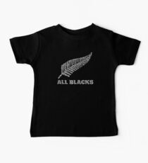 The Rugby Team "All Blacks" of New Zealand Baby Tee