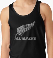 The Rugby Team "All Blacks" of New Zealand Tank Top