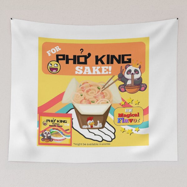 Item preview, Pho King Ramen Noodle Soup, For Pho King Sake designed and sold by It's On Backwards.