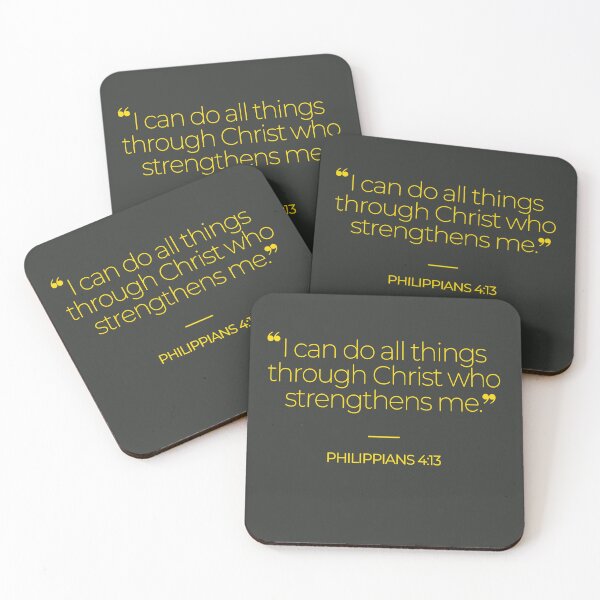 Item preview, Bible Verse Philippians 4:13 designed and sold by TonsPOD.
