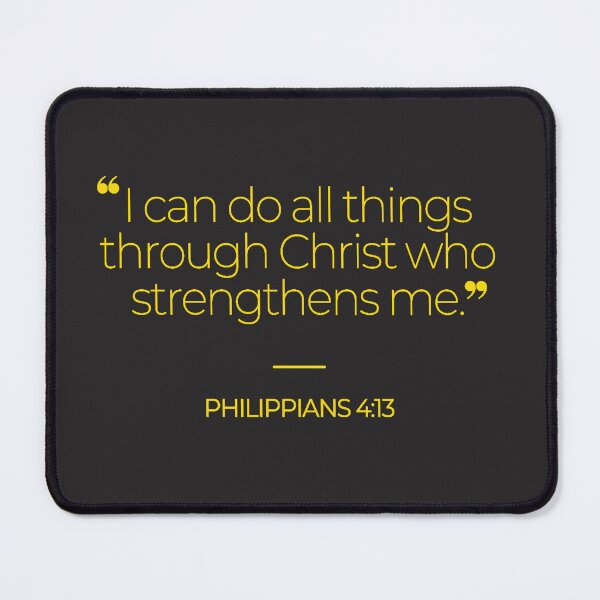 Item preview, Bible Verse Philippians 4:13 designed and sold by TonsPOD.