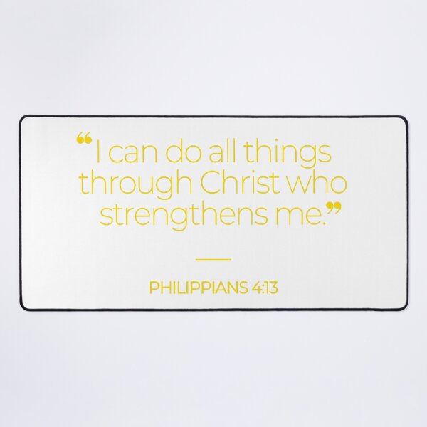 Item preview, Bible Verse Philippians 4:13 designed and sold by TonsPOD.