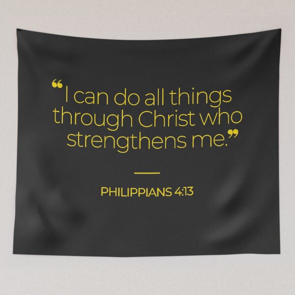 Item preview, Bible Verse Philippians 4:13 designed and sold by TonsPOD.