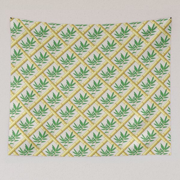Item preview, Bamboo Trellis with Leaves designed and sold by VintageStyle.