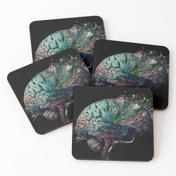 Item preview, colorful brain designed and sold by As Nodt89.