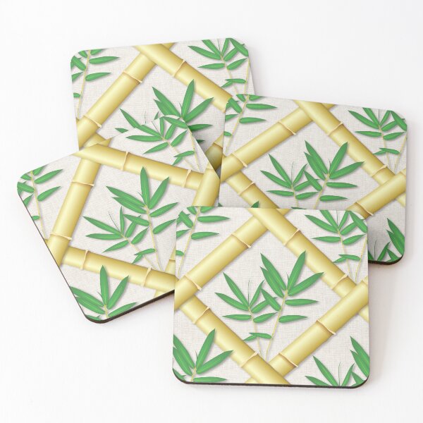 Item preview, Bamboo Trellis with Leaves designed and sold by VintageStyle.