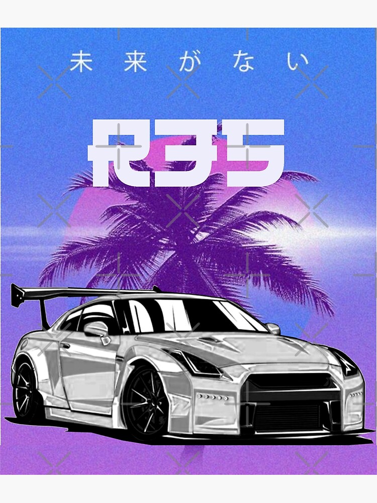 Nissan GT-R Vision Skyline Concept Poster Print