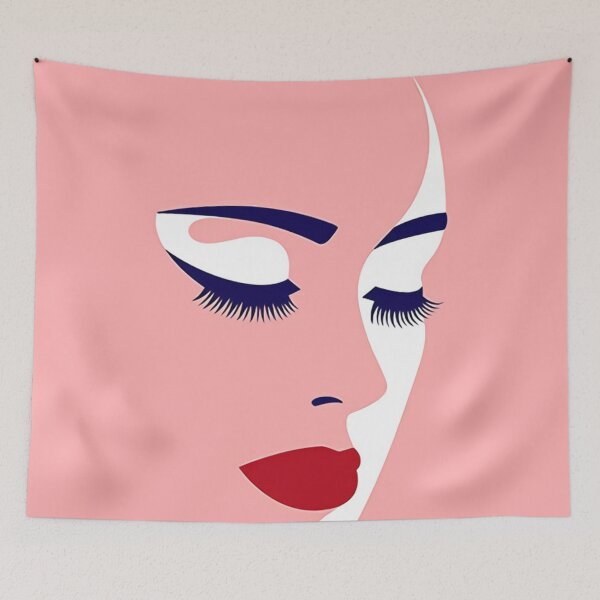 Item preview, pinky art with beauty face adelle  designed and sold by lilliancasselll.