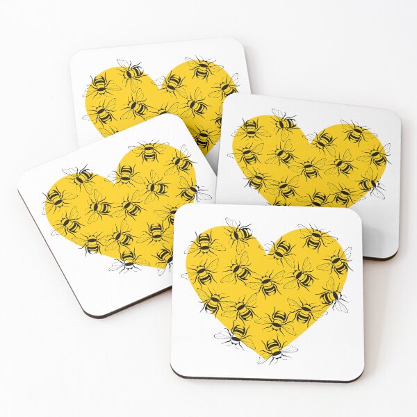 Item preview, Bees heart, Bee love designed and sold by DesignsByMadiha.