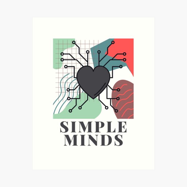 Simple minds logo tri blend Poster for Sale by saramtct