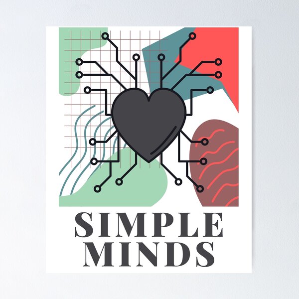 Simple minds logo tri blend Poster for Sale by saramtct
