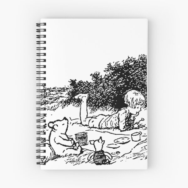 Item preview, Picnic with Christopher Robin, Piglet and Pooh designed and sold by Amy Olsen.