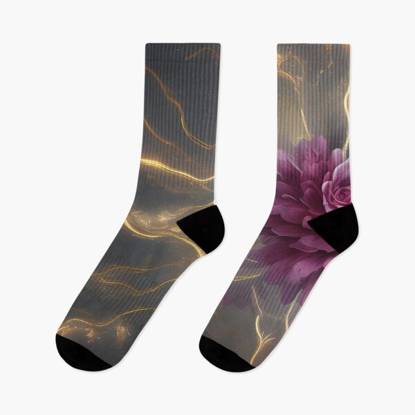Item preview, Gold streaks into a Pink Flower designed and sold by MIGSZ.