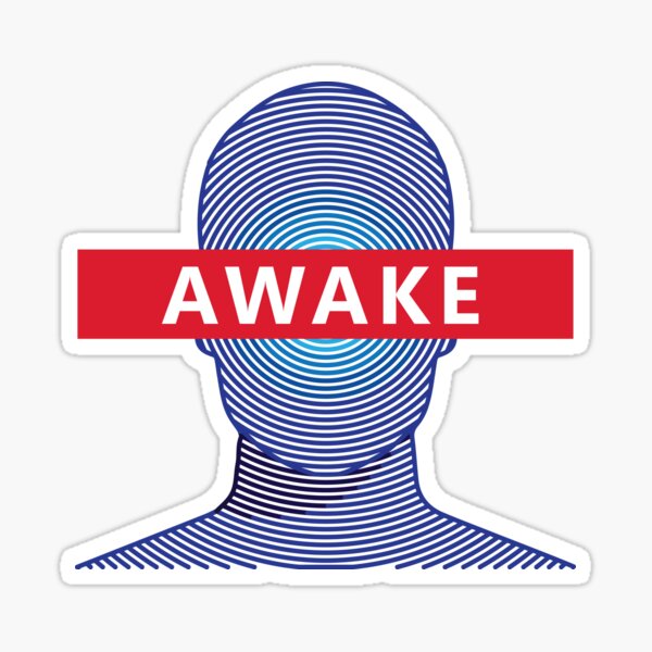 Item preview, AWAKE reminder for focus on priorities.  designed and sold by MehmudArtdesign.