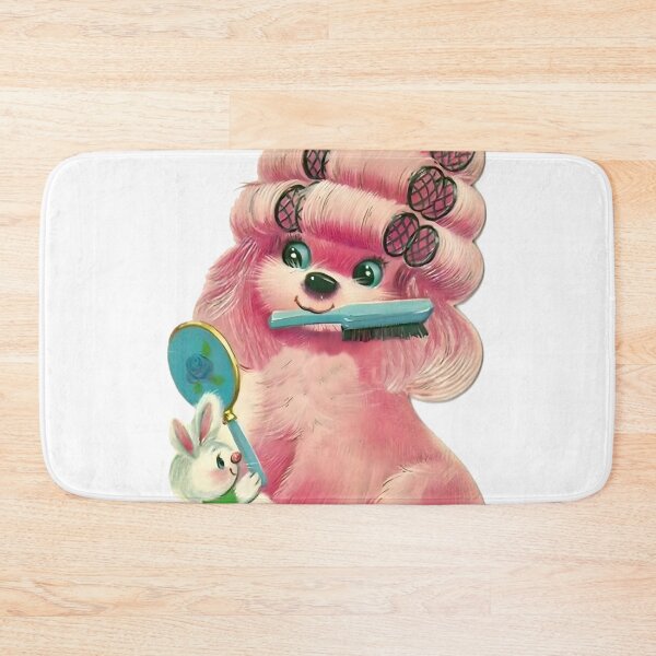 Item preview, Pink Poodle in Curlers designed and sold by funhousejen.