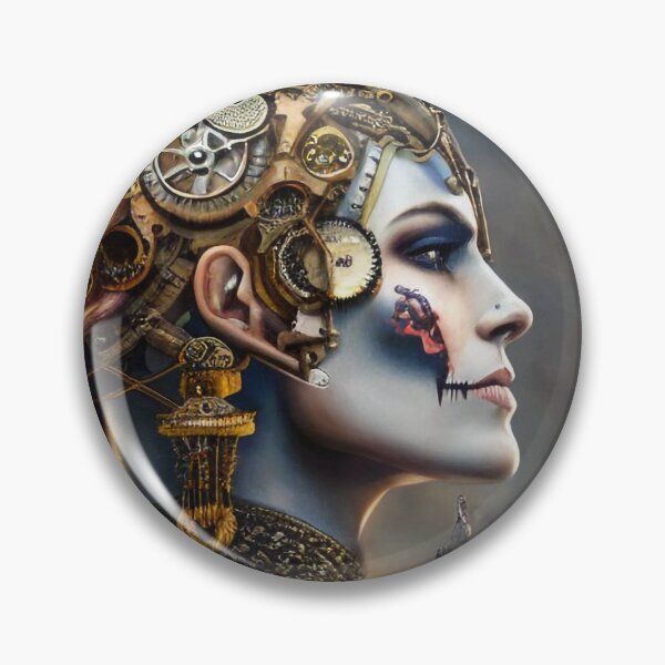Item preview, Steampunk zombie Princess designed and sold by WildMountainArt.