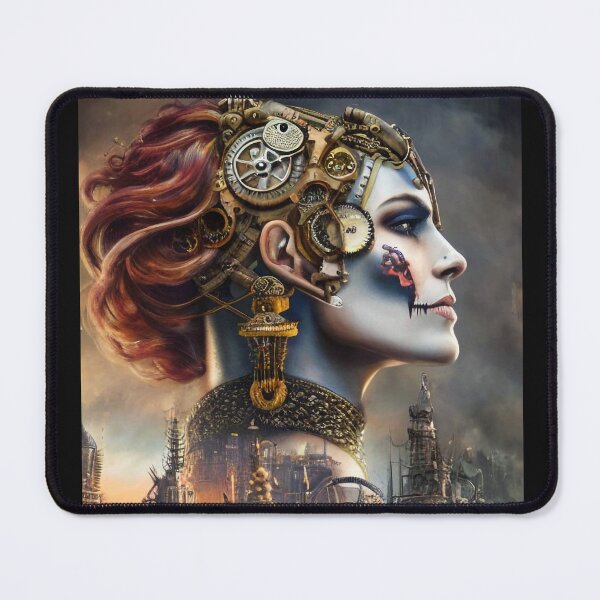 Item preview, Steampunk zombie Princess designed and sold by WildMountainArt.