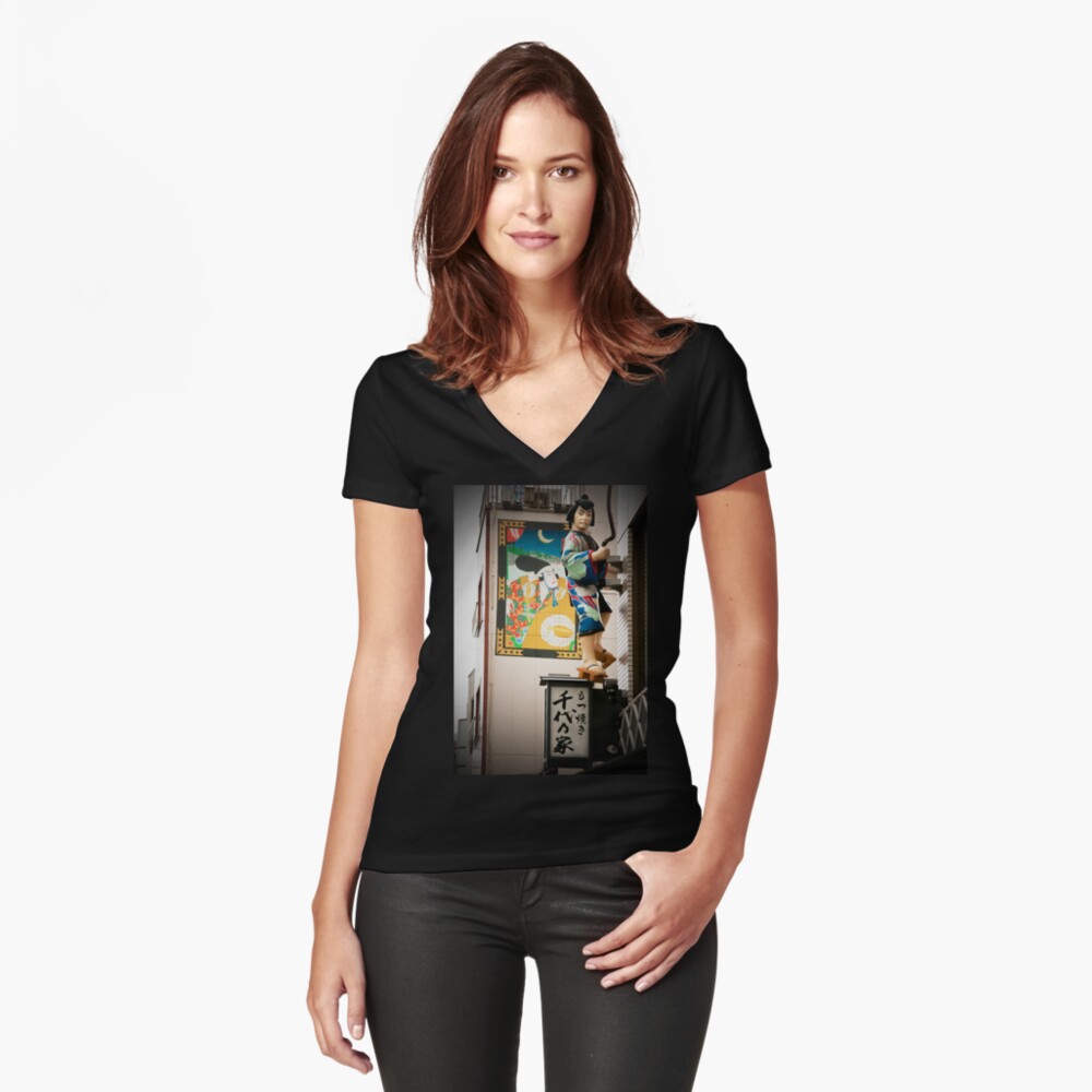 Item preview, Fitted V-Neck T-Shirt designed and sold by Jdubphotog.
