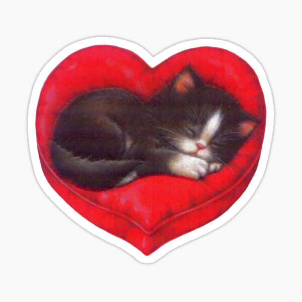 Artikel-Vorschau von Vintage Katze zum Valentinstag, designt und verkauft von Pixiedrop.