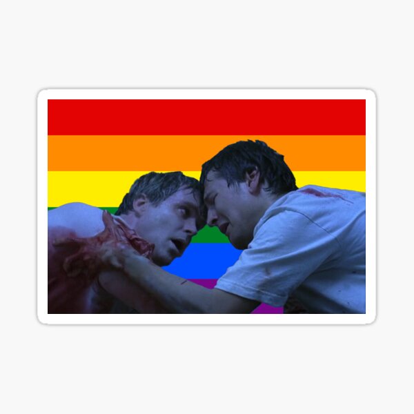 no heterosexual explanation for this Sticker