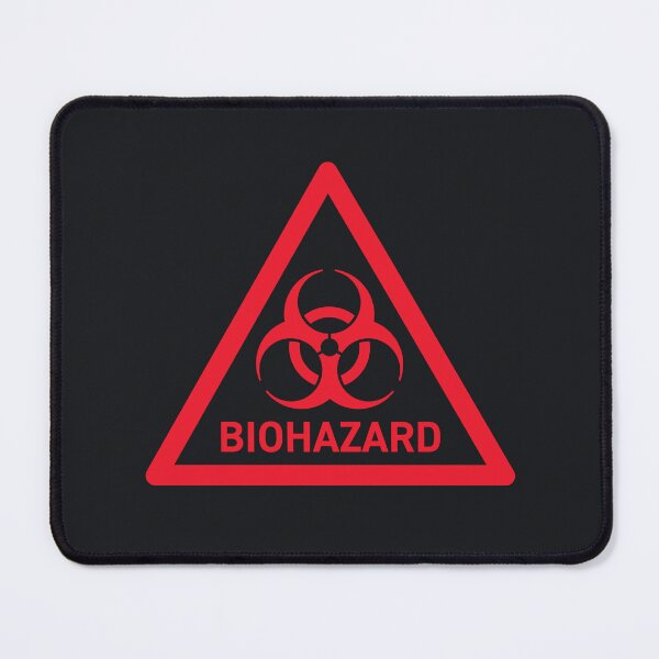 Artikelvorschau, Biohazard Safety Warning Sign Triangle With Text Black entworfen und verkauft von VoodooCircus.
