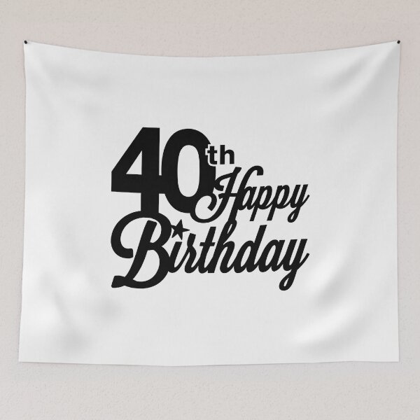Item preview, 40th Birthday T-Shirt, Birthday T-Shirt, Happy Birthday T-shirt, Birthday Gift, Design for Man and Ladies ,Boy and Girl ,Classic T-Shirt Gift designed and sold by sixday 7day.