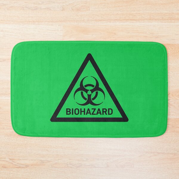 Item preview, Biohazard Safety Warning Sign Triangle With Text Green designed and sold by VoodooCircus.