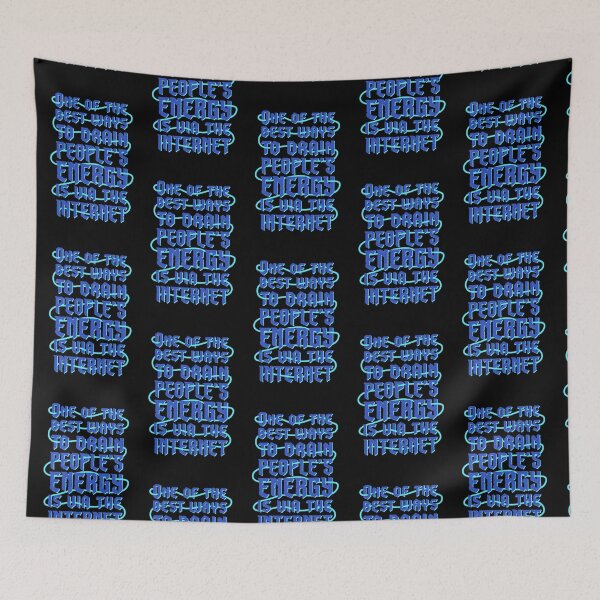 Item preview, Energy Vampire, Online Edition (Blue) designed and sold by spookyhobbit.