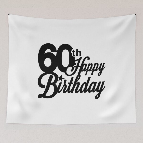 Item preview, 60th Birthday T-Shirt, Birthday T-Shirt, Happy Birthday T-shirt, Birthday Gift, Design for Man and Ladies ,Boy and Girl ,Classic T-Shirt Gift designed and sold by sixday 7day.