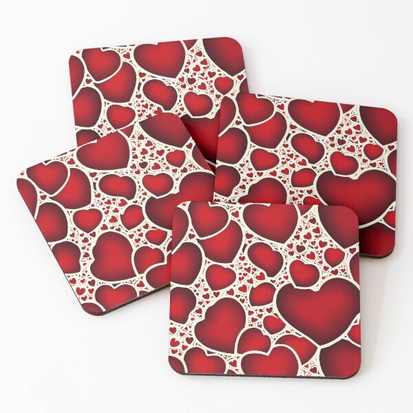 Artikelvorschau, Valentines Day Love Red and White Romance entworfen und verkauft von digitalvintage.