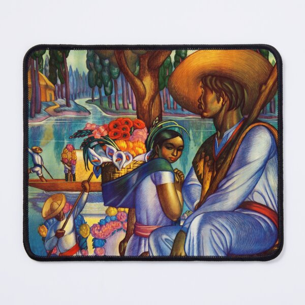 Item preview, MEXICO XOCHIMILCO City 1941 Old Travel Poster designed and sold by retroposters.
