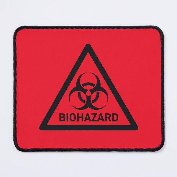Item preview, Biohazard Safety Warning Sign Triangle With Text Red designed and sold by VoodooCircus.