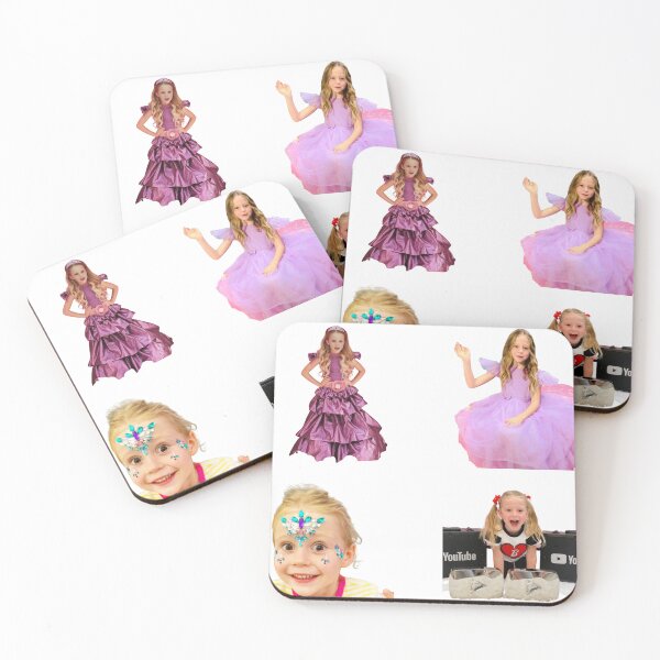 Item preview, like nastya gorgeous gorgeous like nastya saying hello with youtube silver play botton,  like nastya blue crown designed and sold by theJuniorJams.
